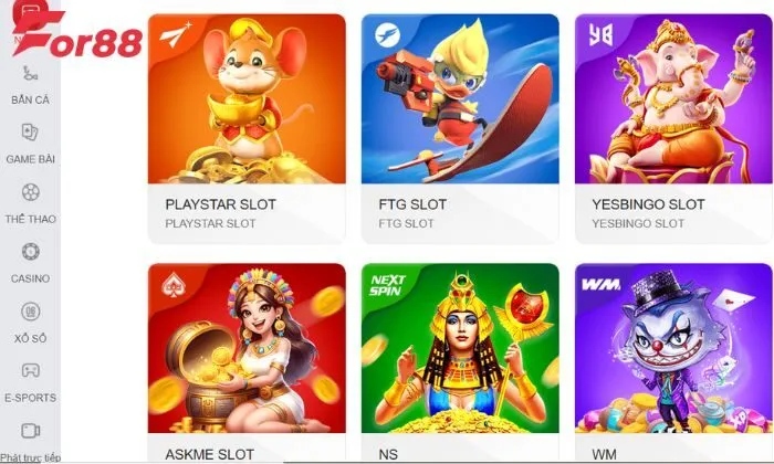 NS nổ hũ For88 Đăng nhập NS nổ hũ For88