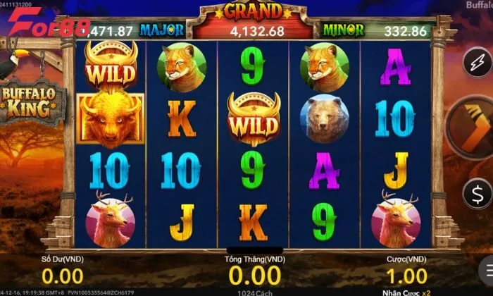 NS nổ hũ For88 Buffalo King đến với vùng Tây Bắc hoang dã của Bắc Mỹ.