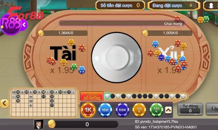 Rich88 poker For88 Cược vào cửa "Tài" hoặc cửa "Xỉu"