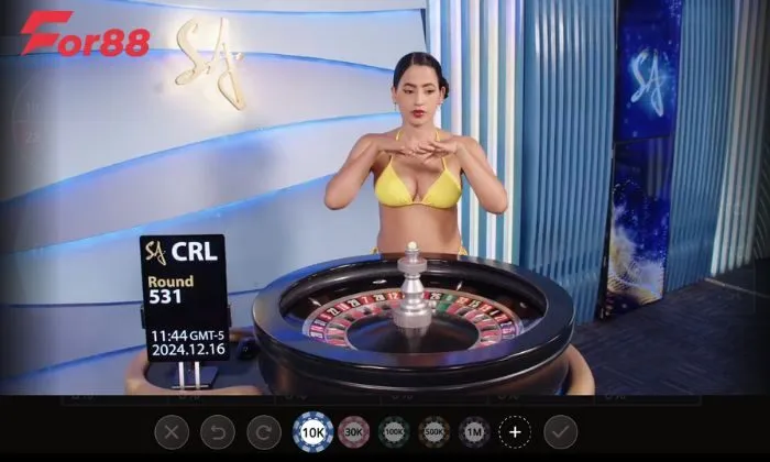 SA Gaming For88 Dealer xinh đẹp nóng bỏng và vô cùng chuyên nghiệp của SA Gaming For88