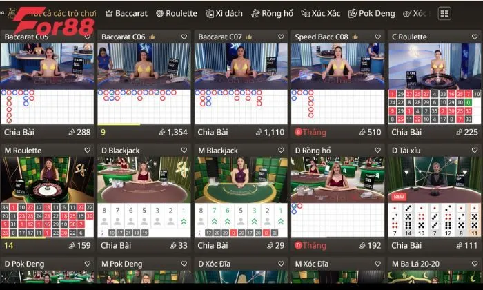 SA Gaming For88 Các tựa game của SA Gaming tại For88 đều cực kỳ hấp dẫn